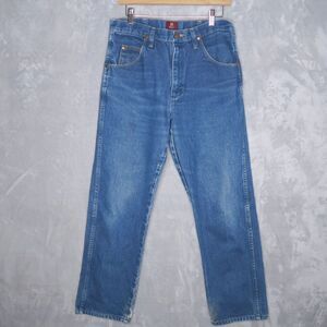 WRANGLER Cowboy Cut Relaxed Fit Denim Jeans Size 31x34 Country Cotton High Rise